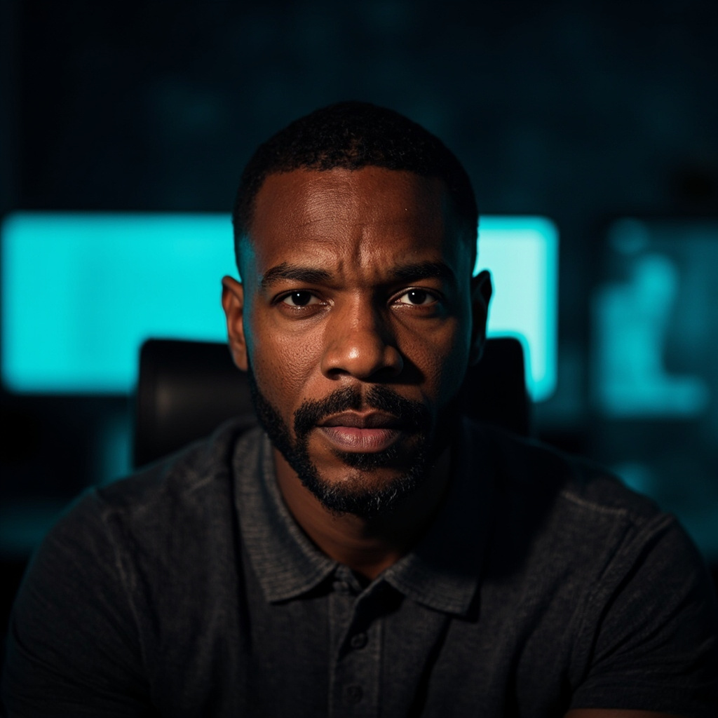 Professional portrait — Marcus, Data Engineer turned On-Chain Analytics Lead